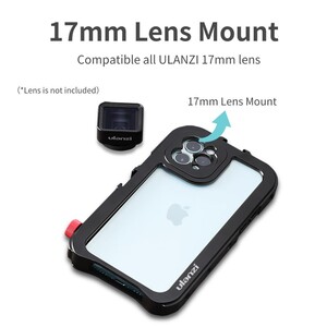 Ulanzi Iphone 11 Pro Max Metal Vlog Çerçeve - Thumbnail