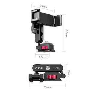 Ulanzi - Ulanzi MA56 4 in 1 Metal Telefon Tutucu Tripod Aparatı - S042 (1)