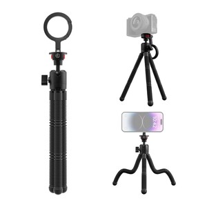 Ulanzi - Ulanzi MT30 Mıknatıslı Karabinalı Esnek Tripod T137 - Siyah