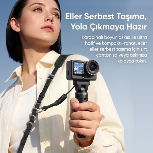 Ulanzi MT99 Manyetik Mini Tripod Selfie Çubuğu Action 6 ve Nano Uyumlu - S079