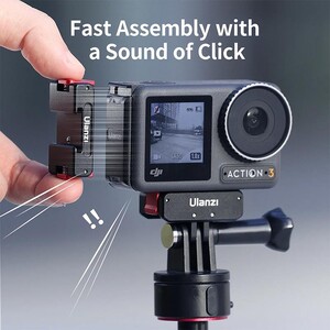 Ulanzi OA-16 DJI Osmo Action 3 için Manyetik Pil Kapağı - Thumbnail