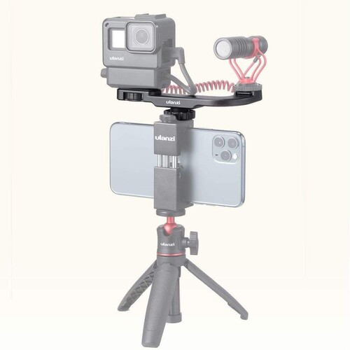 Ulanzi-U PT-8 Vlog Kamera için Plastik Kızak Mikrofon Işık Yuvası 1655