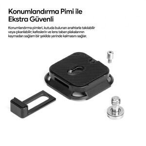 Ulanzi UKA09 Anti-Twist Quick Release Plate Uka Arca Uyumlu Kamera Montaj Plakası - C080 - Thumbnail