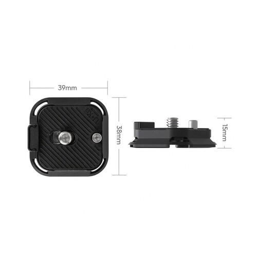 Ulanzi UKA09 Anti-Twist Quick Release Plate Uka Arca Uyumlu Kamera Montaj Plakası - C080