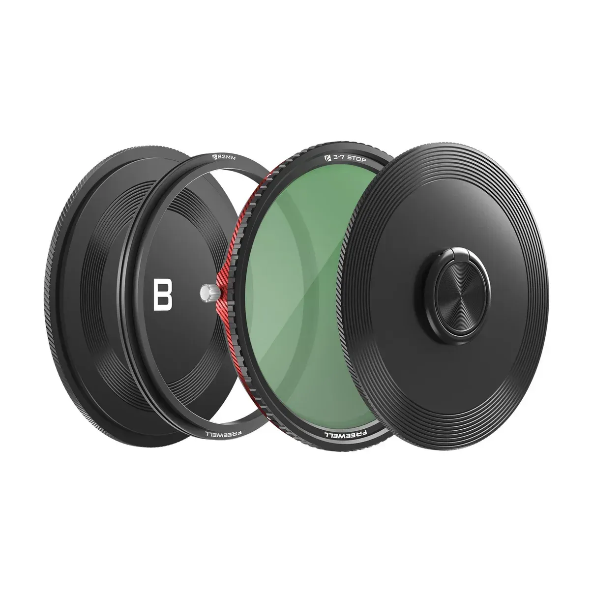 V2 SERIES MAGNETIC HYBRID VND/CPL 3-7 STOPS FILTER 82MM