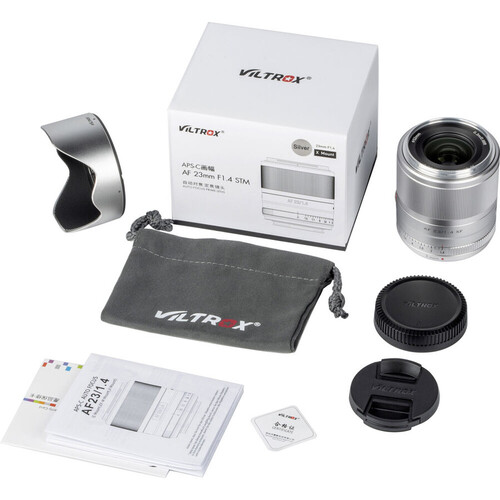 Viltrox AF 23mm f/1.4 XF Lens Gümüş (Fujifilm X)