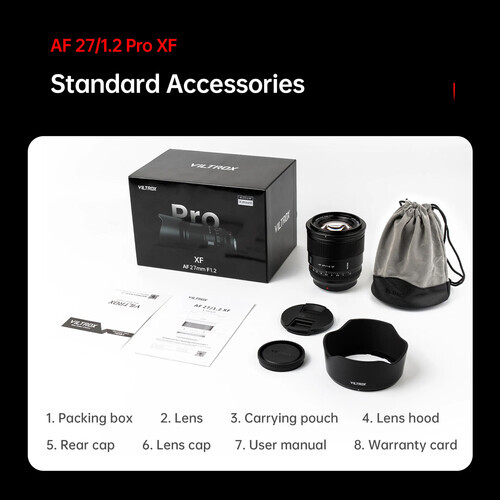 Viltrox AF 27mm f/1.2 XF Lens (Fujifilm X)