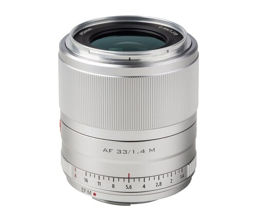 Viltrox AF 33mm F1.4 M Gümüş Lens (Canon EF-M)