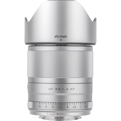 Viltrox AF 33mm f/1.4 XF Lens (Fujifilm X - Gümüş)
