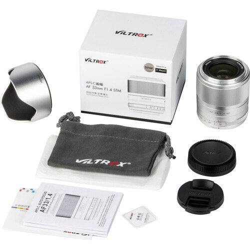 Viltrox AF 33mm f/1.4 XF Lens (Fujifilm X - Gümüş)