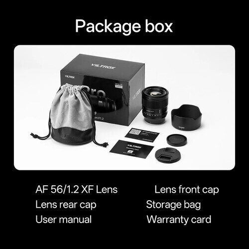 Viltrox AF 56mm f/1.2 Pro XF Lens (FujiFilm X)