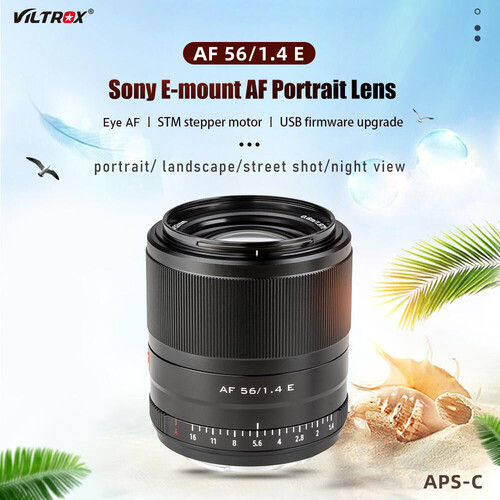 Viltrox AF 56mm f/1.4 E Lens (Sony E)