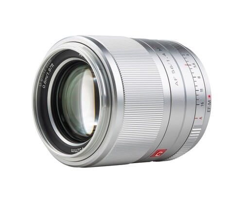 Viltrox AF 56mm f/1.4 M Gümüş Lens (Canon EF-M)