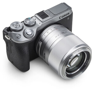 Viltrox AF 56mm f/1.4 M Gümüş Lens (Canon EF-M) - Thumbnail