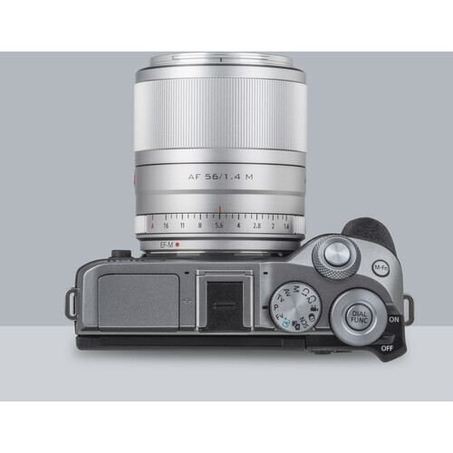 Viltrox AF 56mm f/1.4 M Gümüş Lens (Canon EF-M)