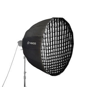 Visico - Visico EB-071 Kolay Kurulabilen Parabolik SoftBox 120cm - Gridli