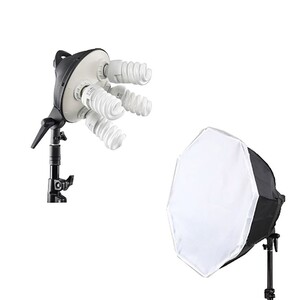 Visico - Visico FL-305 4 Duylu Sabit Işık Seti 60cm