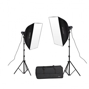 Visico - Visico VL-400 II Plus Elfin 2'li Paraflaş Kiti