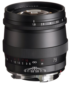 Voigtlander - Voigtländer lens F1.9/75mm VM MC ULTRON