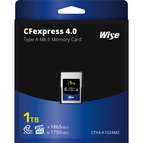 Wise Advanced 1TB CFexpress 4.0 Type A Hafıza Kartı