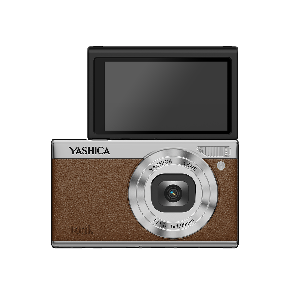 Yashica Tank Kompakt Dijital Kamera (Kahverengi)