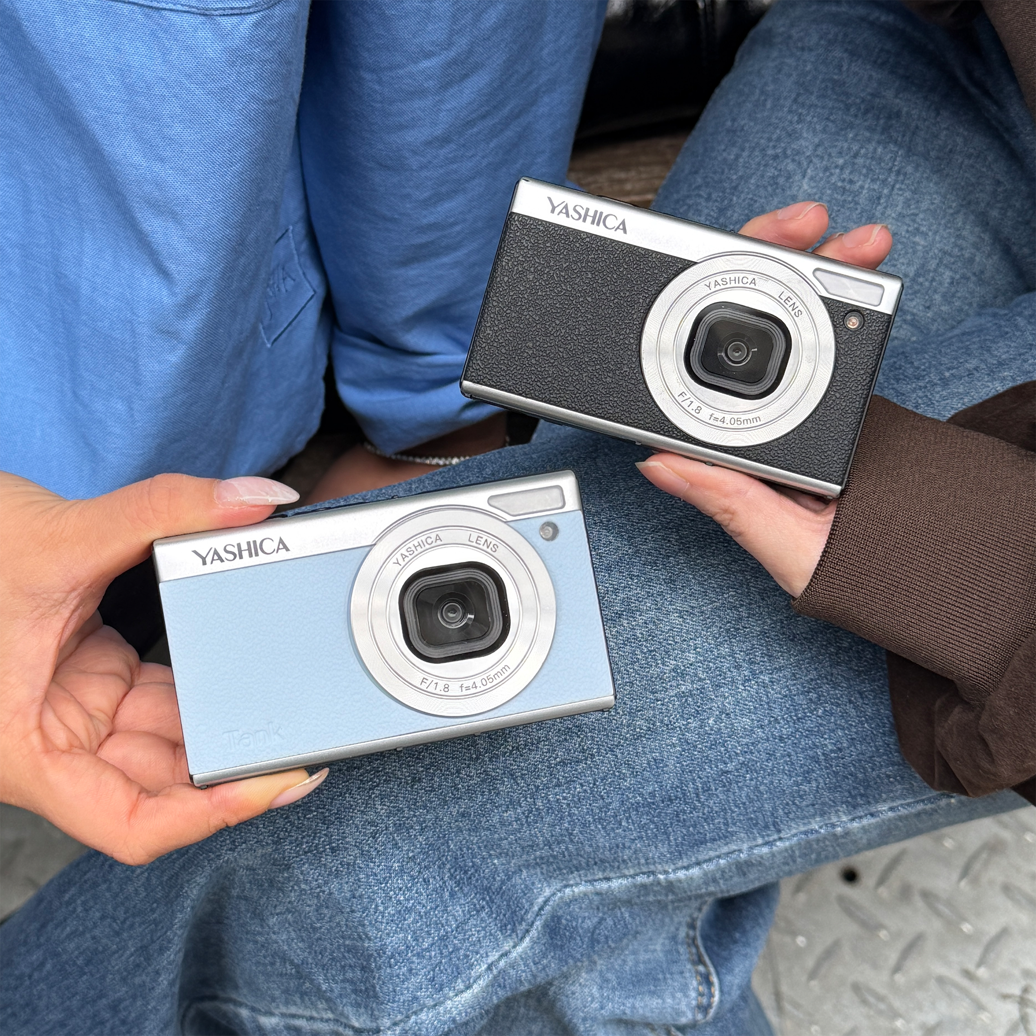 Yashica Tank Kompakt Dijital Kamera (Mavi) - Thumbnail