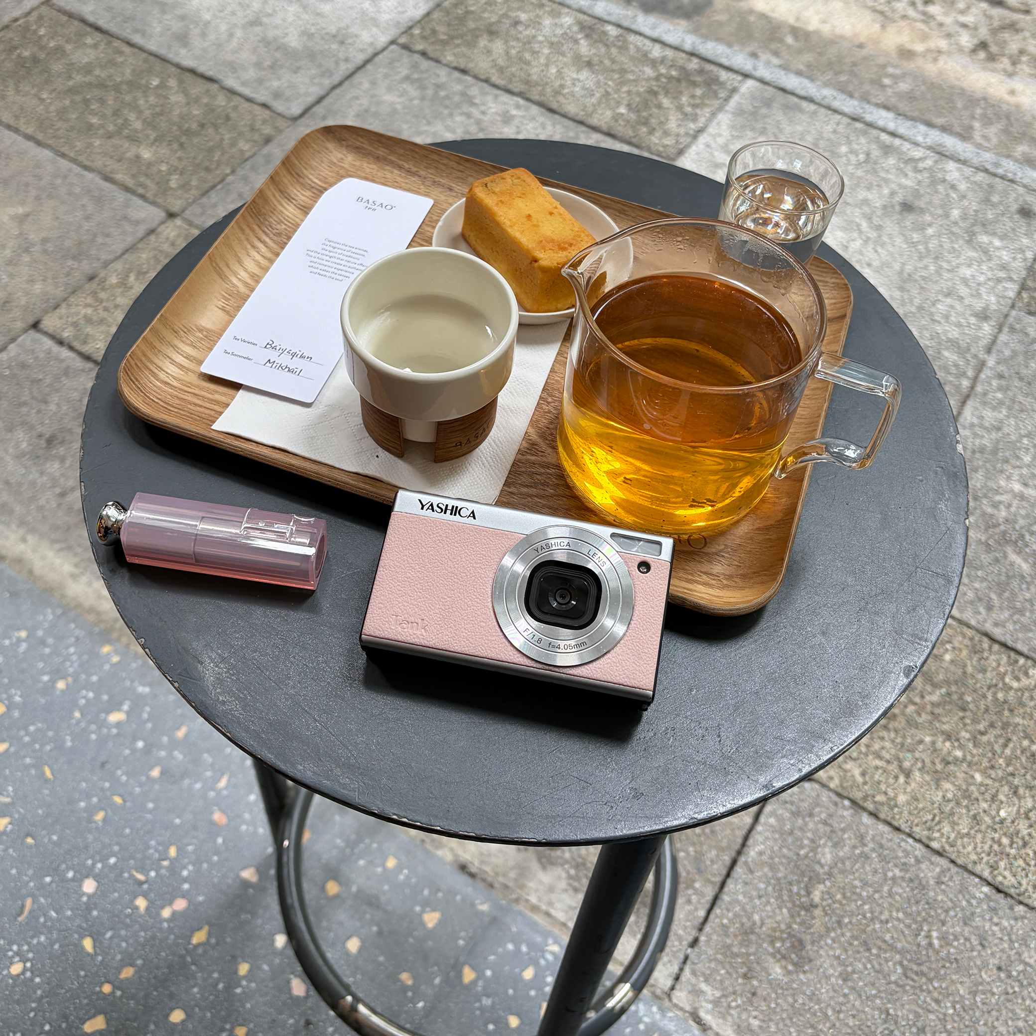 Yashica Tank Kompakt Dijital Kamera (Pembe) - Thumbnail