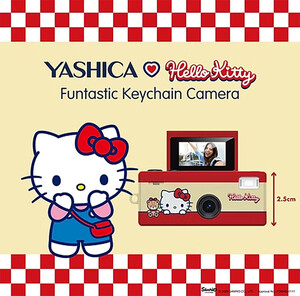 Yashica x Hello Kitty Funtastic Anahtarlık Kamera (Classic Hello Kitty) - Thumbnail