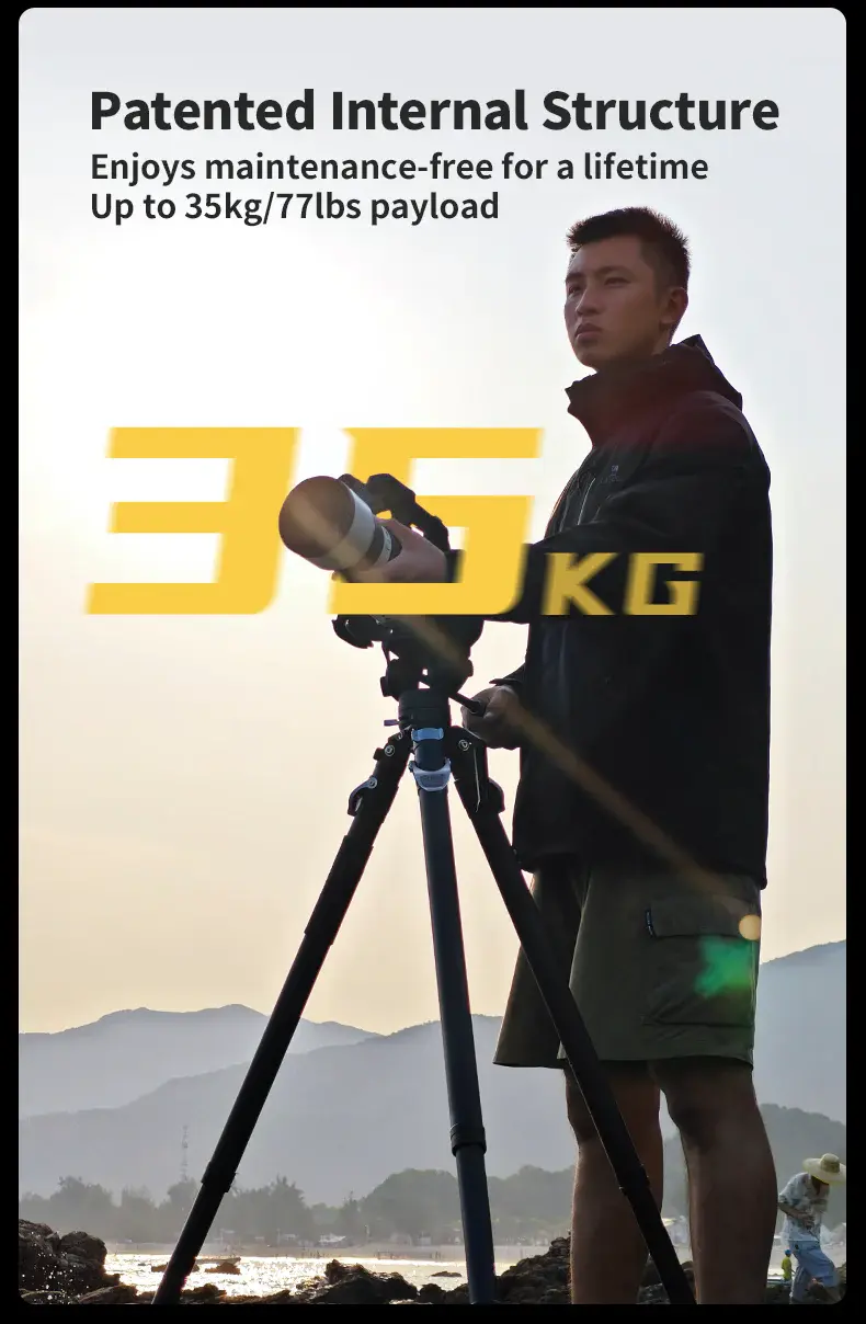 YC Onion Pineta & CB7 Cedar Fluid Head Karbon Fiber Tripod Kit
