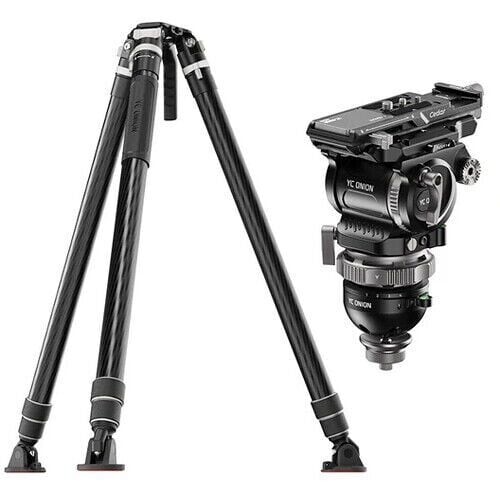 YC Onion Pineta Lite & CB7 Cedar & Ground-Spreader Karbon Fiber Tripod Kit