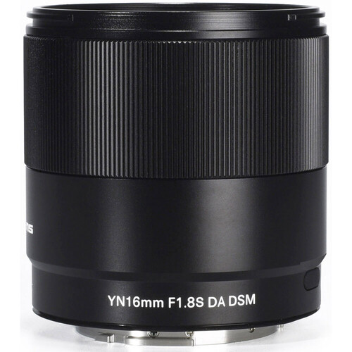 Yongnuo 16mm f/1.8S DA DSM APS-C Sony E Mount Uyumlu Otofokus Prime Lens