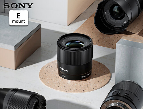 Yongnuo 16mm f/1.8S DA DSM APS-C Sony E Mount Uyumlu Otofokus Prime Lens