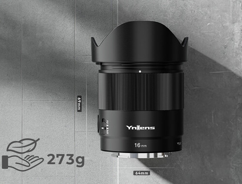 Yongnuo 16mm f/1.8S DA DSM APS-C Sony E Mount Uyumlu Otofokus Prime Lens