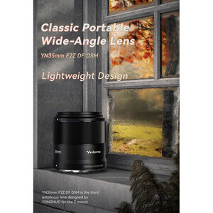Yongnuo 35mm f/2Z DF DSM Nikon Z Mount Uyumlu Otofokus Prime Lens - Thumbnail