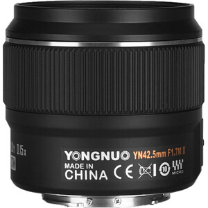 Yongnuo 42.5mm f/1.7 M II Micro Four Thirds Uyumlu Otofokus Prime Lens - Thumbnail