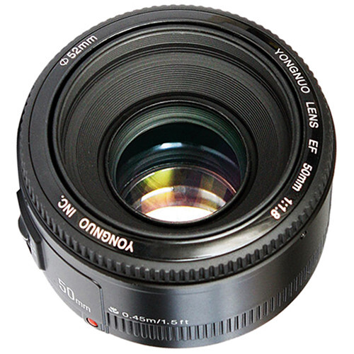 Yongnuo 50mm f/1.8 Canon EF Mount Uyumlu Otofokus Prime Lens