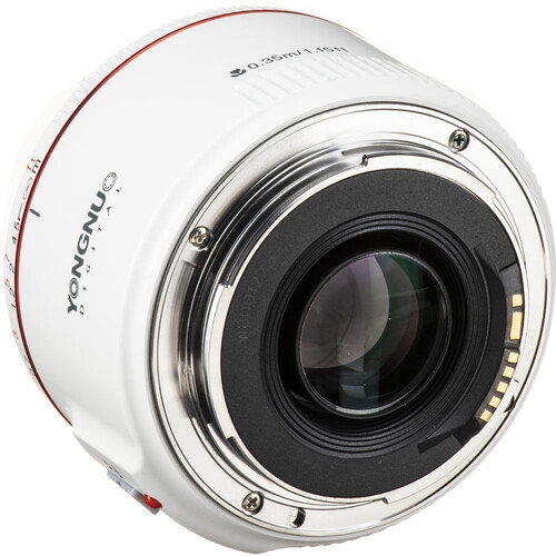 Yongnuo 50mm f/1.8 II Canon EF Mount Uyumlu Otofokus Prime Lens - Beyaz