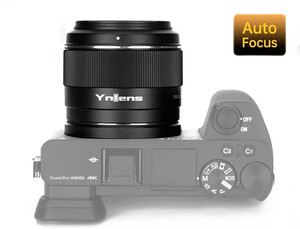 Yongnuo 50mm f/1.8 S DA DSM II APS-C Sony E Mount Uyumlu Otofokus Prime Lens - Thumbnail