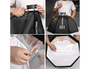Yongnuo 55K Bowens Mount Kolay Kurulum Softbox - Thumbnail
