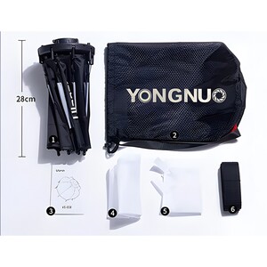 Yongnuo Mini-D30 Mini Bowens Mount Kolay Kurulum Softbox - Thumbnail
