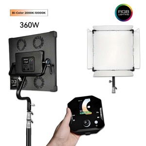 Yongnuo - Yongnuo P360 Pro Max 2000-10000K DMX Kontrollü 360W RGB Pro LED Video Işığı