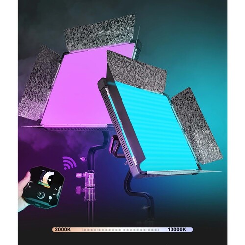 Yongnuo P360 Pro Max 2000-10000K DMX Kontrollü 360W RGB Pro LED Video Işığı