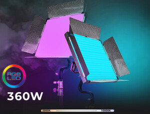 Yongnuo P360 Pro Max 2000-10000K DMX Kontrollü 360W RGB Pro LED Video Işığı - Thumbnail