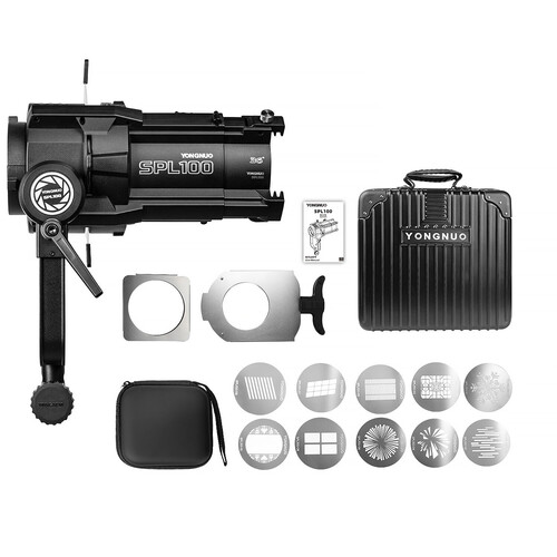 Yongnuo SPL100 Spotlight Lensli Gobo Seti - Optik Şekillendirici