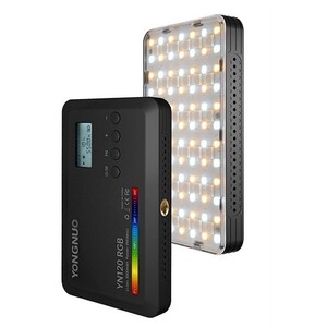 Yongnuo - Yongnuo YN120 RGB 2500-9900K Dahili Bataryalı Mobil Vlog LED Işık
