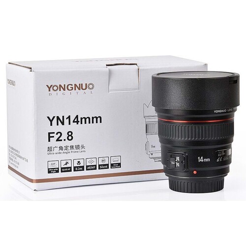 Yongnuo YN14mm f/2.8C Canon EF Mount Uyumlu Otofokus Prime Geniş Açı Lens