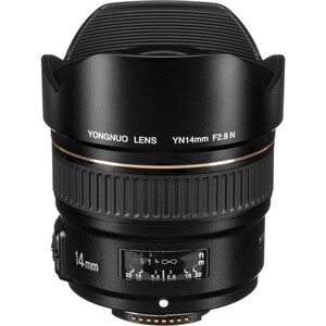 Yongnuo - Yongnuo YN14mm f/2.8N Nikon F Mount Uyumlu Otofokus Prime Geniş Açı Lens