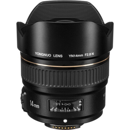 Yongnuo YN14mm f/2.8N Nikon F Mount Uyumlu Otofokus Prime Geniş Açı Lens