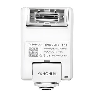 Yongnuo - Yongnuo YN6 Micro Bataryalı Sony Uyumlu Tepe Flaşı (Beyaz)