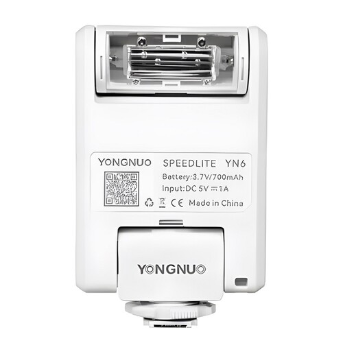 Yongnuo YN6 Micro Bataryalı Sony Uyumlu Tepe Flaşı (Beyaz)